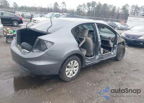 2012 Honda Civic Lx from USA, damaged, VIN 19XFB2F56CE377740